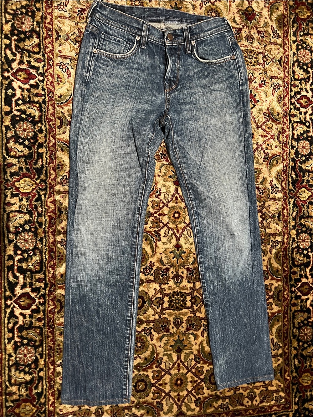 Citizens Of Humanity Evans Relaxed Button Fly Jeans Size 28 100% Cotton